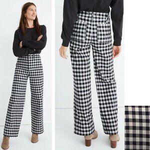 Madewell full length slim Emmett gingham Pants 29355